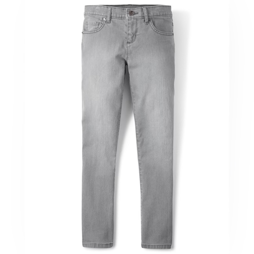 Girls Basic Super Skinny Jeans - Granitewsh